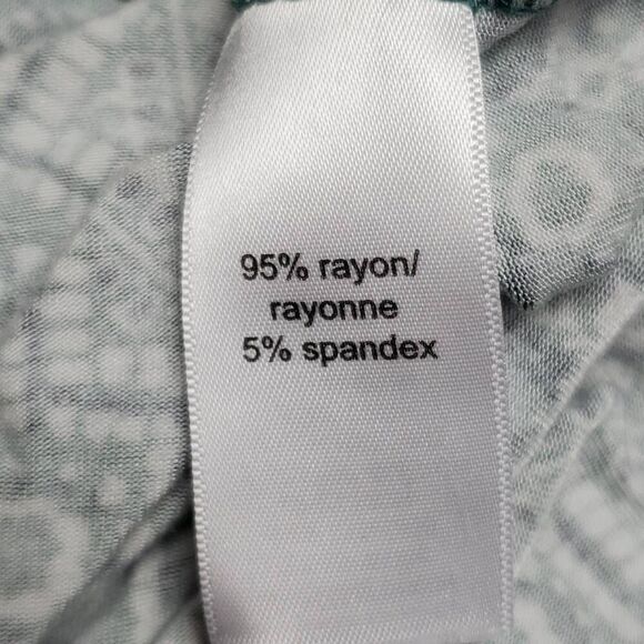 Maurices Women's Green Boho Print Maxi Dress Size L Sleeveless Spaghetti Strap S - Picture 7 of 8